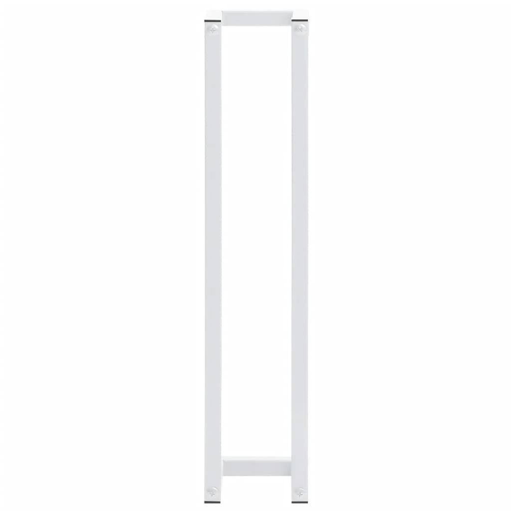 Rack per asciugamano Vidaxl 12.5x12.5x60 cm acciaio bianco