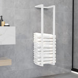 VidaXL Towel rack 25x20x95 cm Steel White