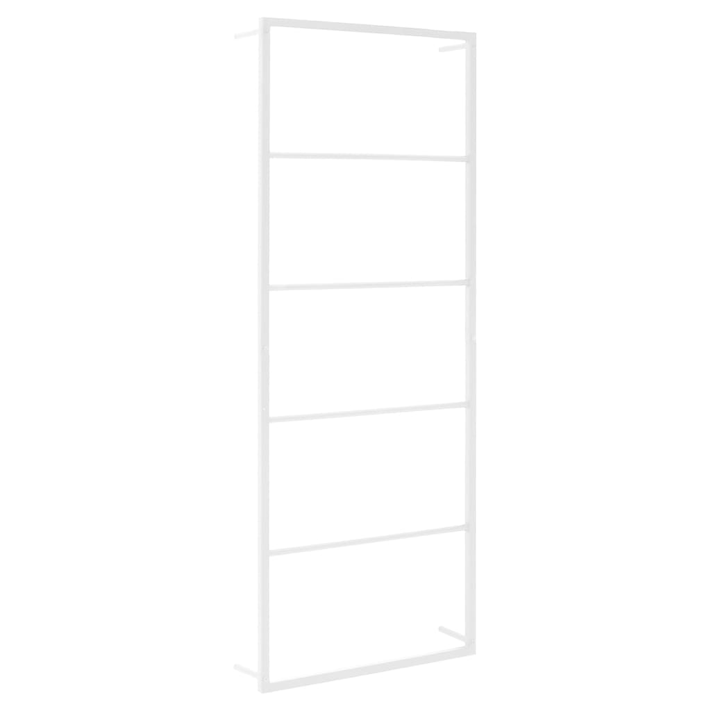 Vidaxl Towel rack 45x10x115 cm steel white