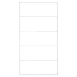 Vidaxl handdoekenrek wit 60x10x116 cm staal