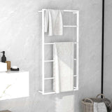 Vidaxl handdoekenrek wit 60x10x116 cm staal