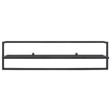 VidaXL Towel rack 95x25x22 cm iron black