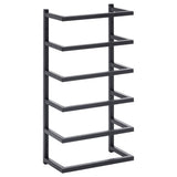 Vidaxl handdoekenrek 24x12x48 cm staal zwart