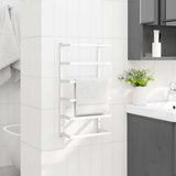 Vidaxl handdoekenrek 24x12x48 cm staal wit