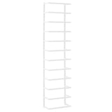 Vidaxl handdoekenrek 24x12x96 cm staal wit