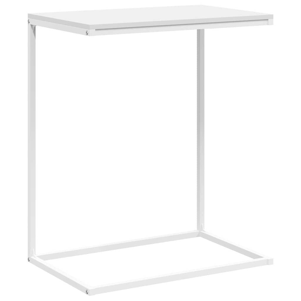 Vidaxl bijzettafel 55x35x66 cm bewerkt hout wit