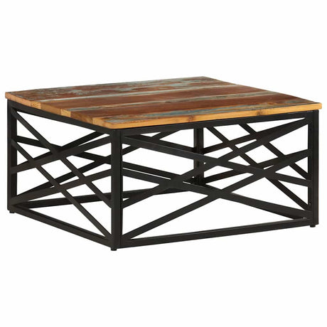 Vidaxl salontafel 68x68x35 cm massief gerecycled hout