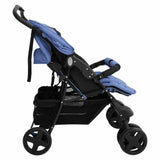 Vidaxl Twin Children of Steel Navy Blue