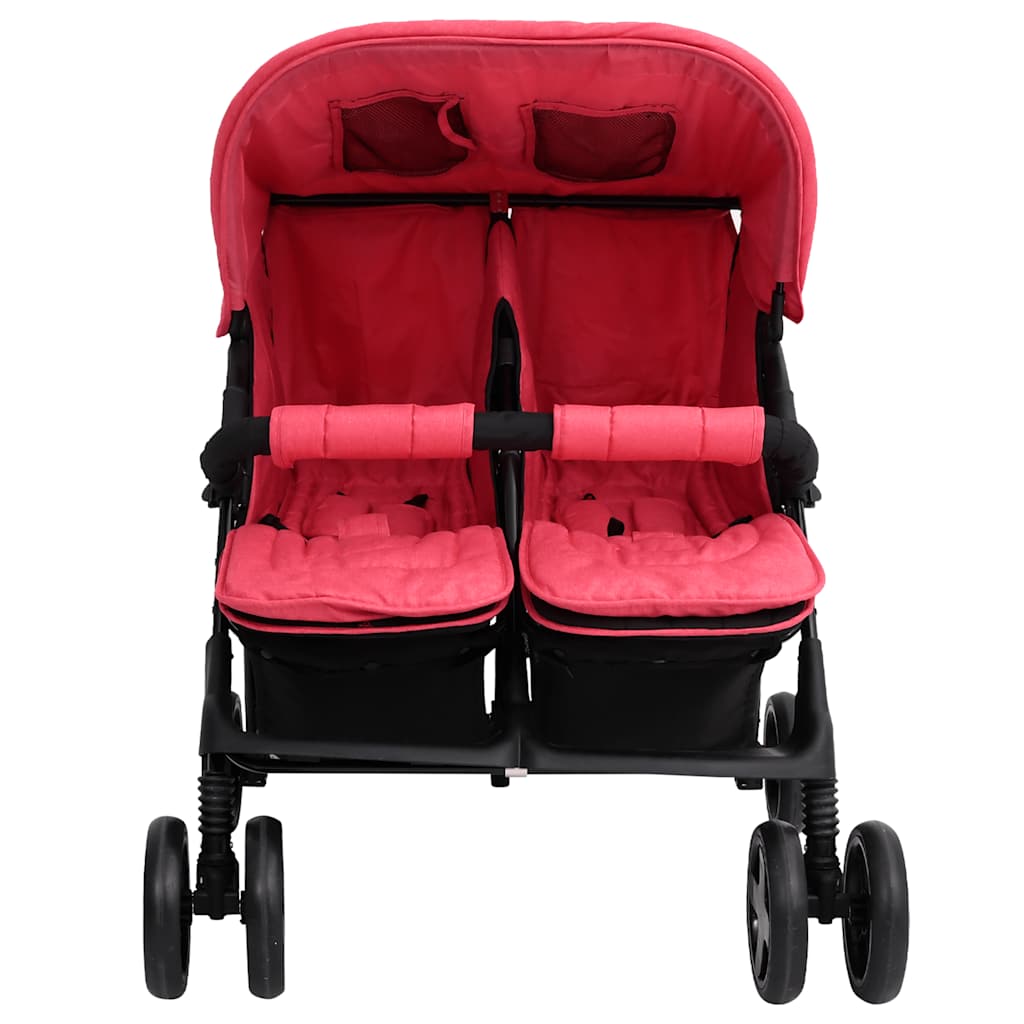 Vidaxl Twin Enfants en rouge en acier