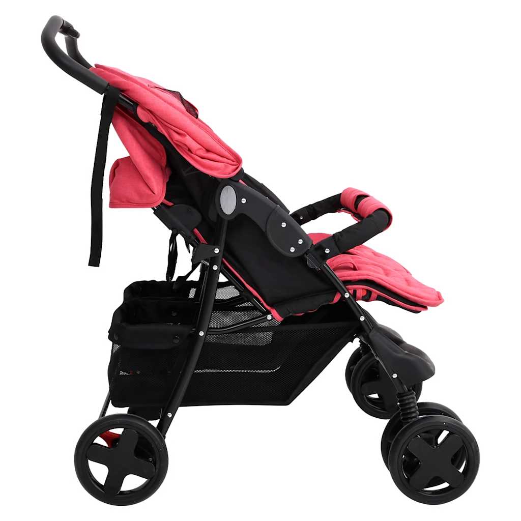 Vidaxl Twin Enfants en rouge en acier