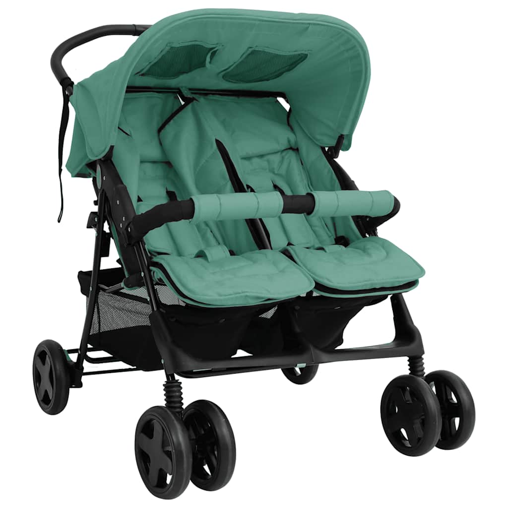 Vidaxl Twin Children's Steel's Green