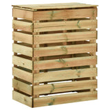 Vidaxl Garden compost bins 2 st 80x50x100 cm impregnated pine wood