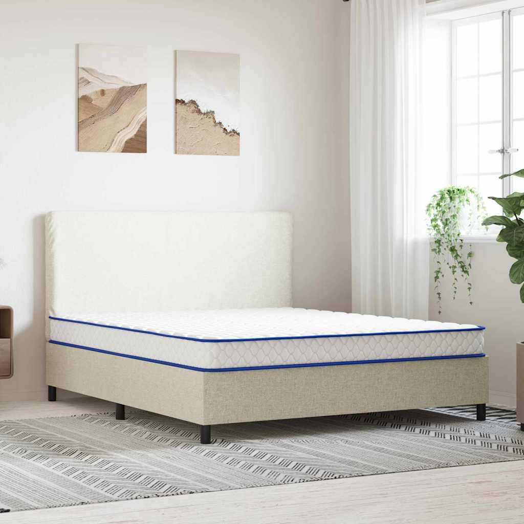 Vidaxl matras wit 200 x 180 x 17 cm pu schuim