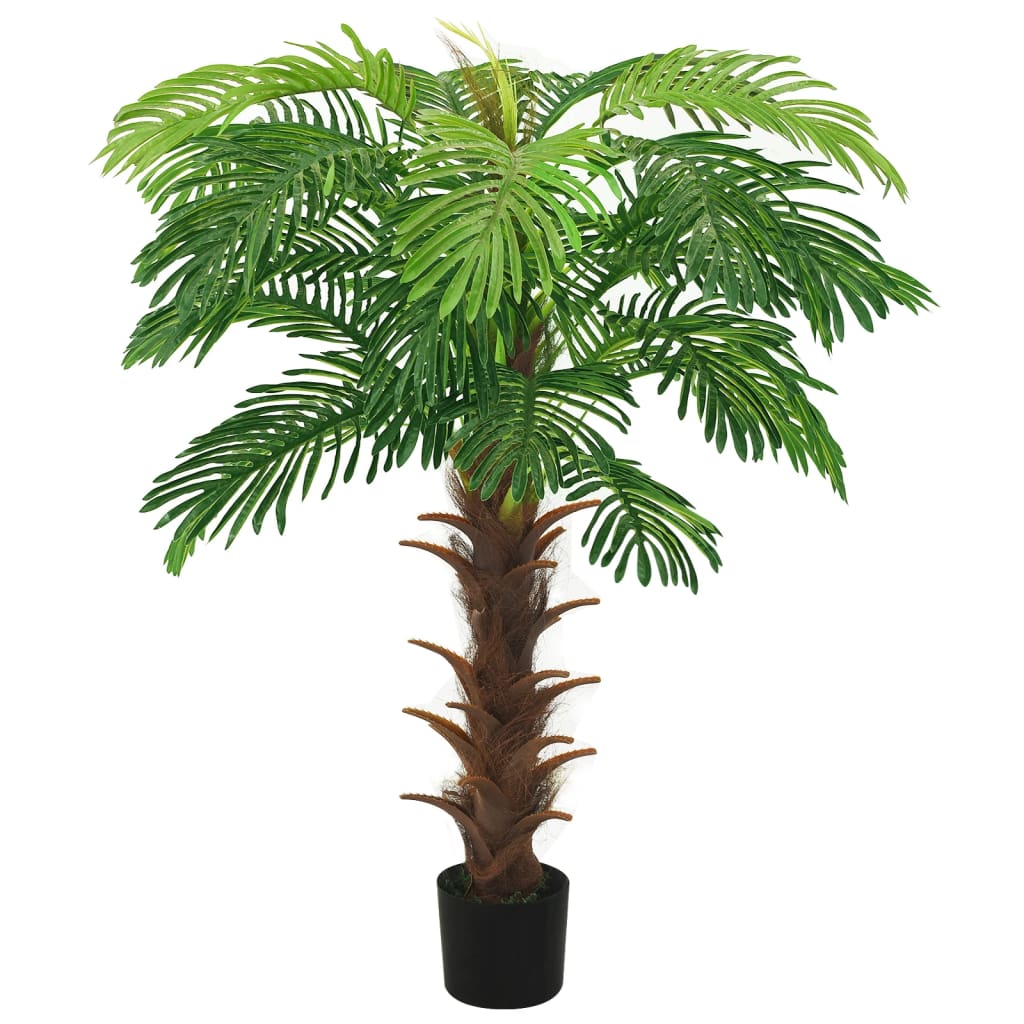 Vidaxl kunstplant met pot cycaspalm 140 cm groen