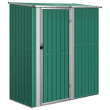 Vidaxl Garden shed 180.5x97x209.5 cm Galvanized steel green