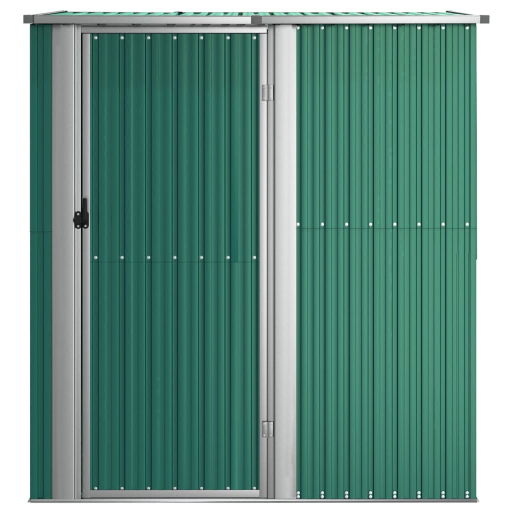 Vidaxl Garden shed 180.5x97x209.5 cm Galvanized steel green