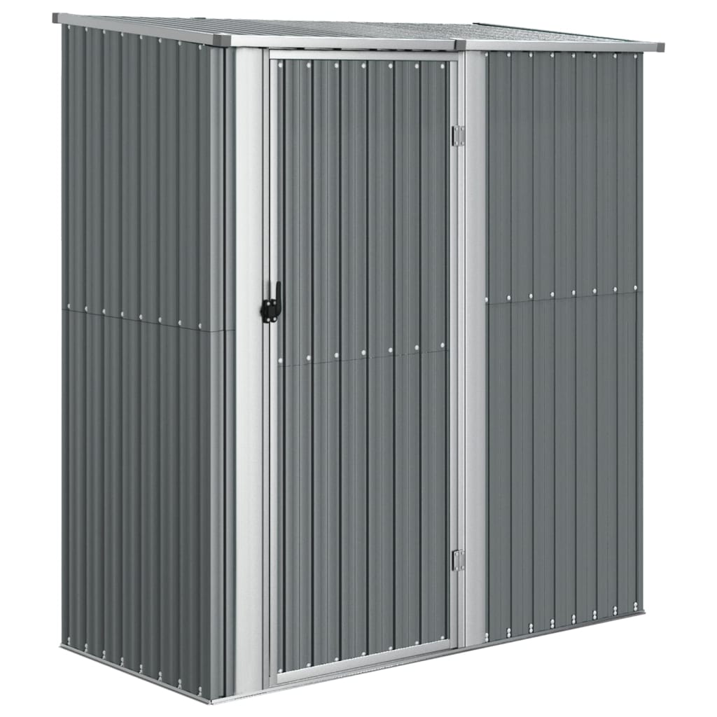 Vidaxl garden shed 180.5x97x209.5 cm galvanized steel gray