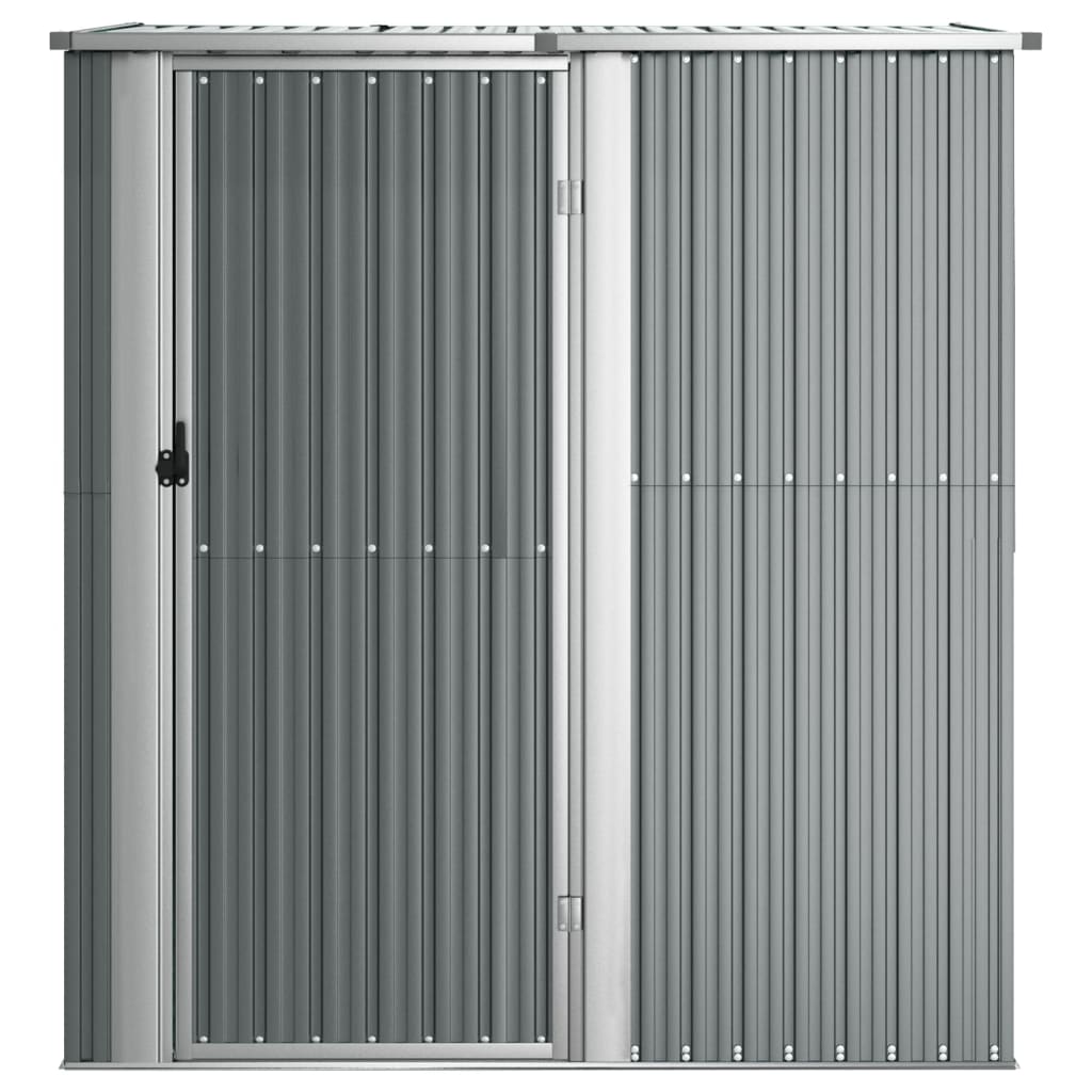 Vidaxl garden shed 180.5x97x209.5 cm galvanized steel gray