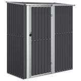 Vidaxl Garden shed 180.5x97x209.5 cm Galvanized steel anthracite