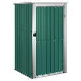 Vidaxl Garden Shed 88x89x161 cm de acero galvanizado verde