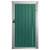 Vidaxl Garden Shed 88x89x161 cm de acero galvanizado verde