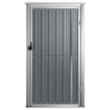 Vidaxl Garden Shed 88x89x161 cm de acero galvanizado gris