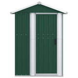 Vidaxl tuinschuur 126x97,5x177 cm gegalvaniseerd staal groen