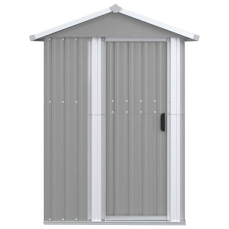 Vidaxl tuinschuur 126x97,5x177 cm gegalvaniseerd staal grijs