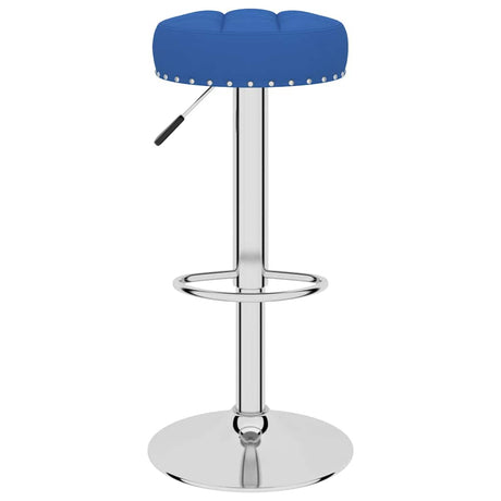 Vidaxl barkrukken 2 st stof blauw