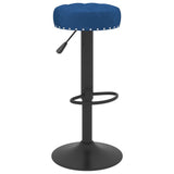 Vidaxl barkrukken 2 st fluweel blauw