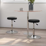 Vidaxl eetkamerstoelen 2 st kunstleer zwart