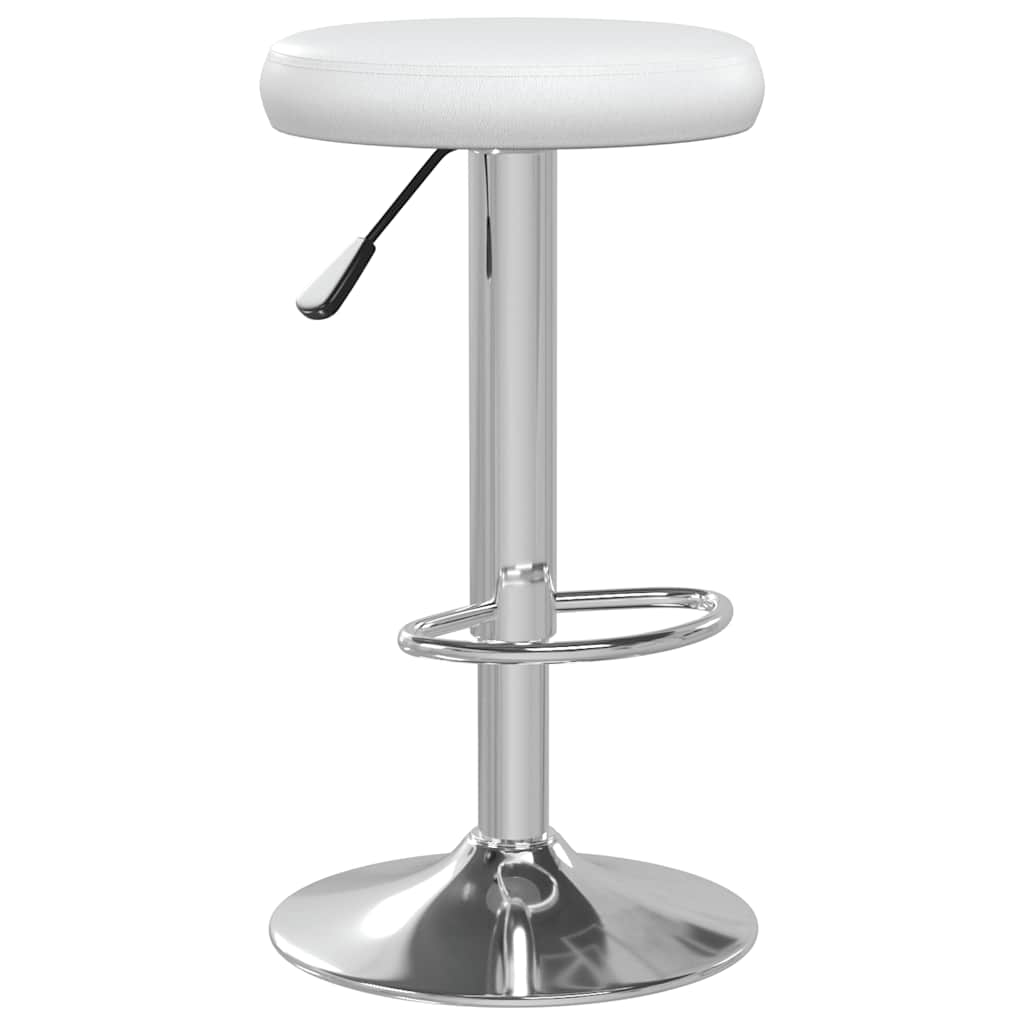 Vidaxl barstoelen 2 st kunstleer wit