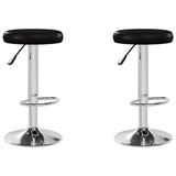 Vidaxl barstoelen 2 st kunstleer zwart