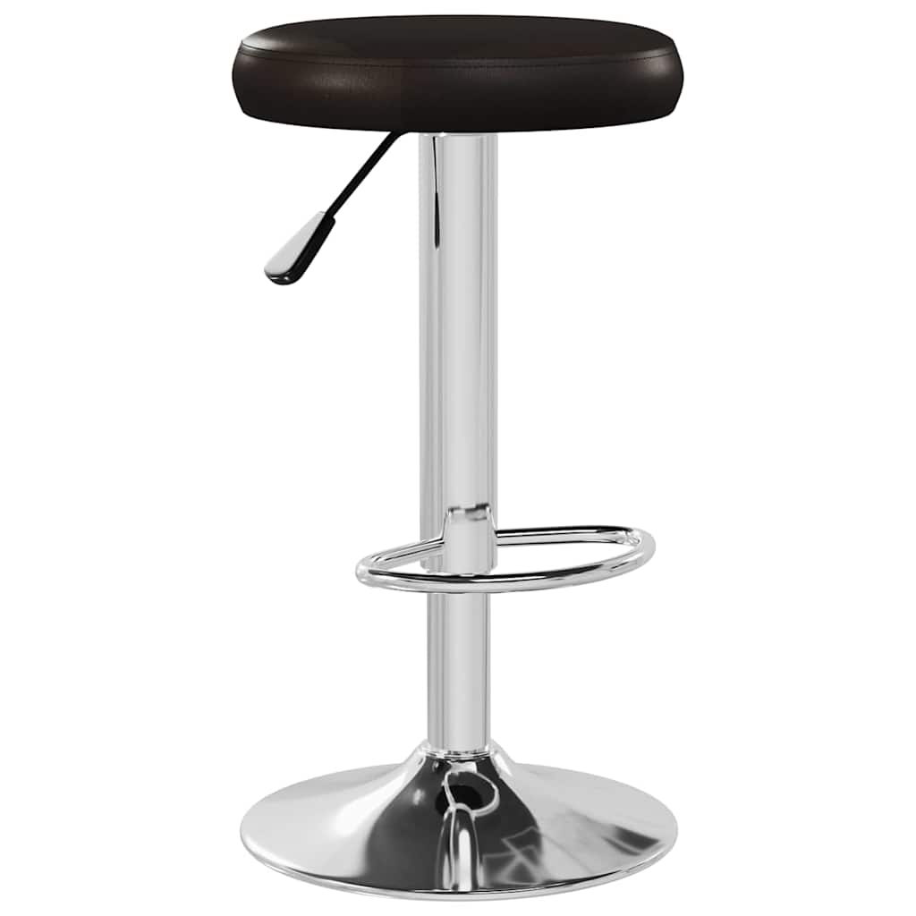Vidaxl barstoelen 2 st kunstleer bruin