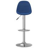 Vidaxl barkrukken 2 st stof blauw