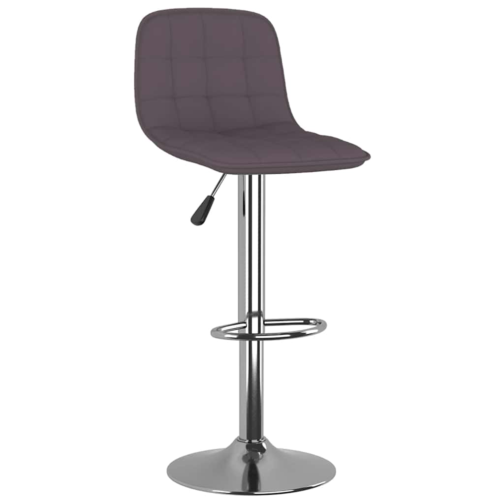 Vidaxl barkrukken 2 st stof taupe