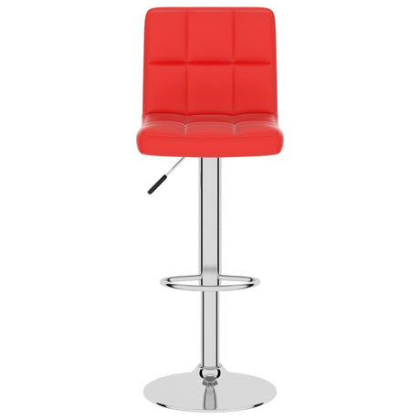 Vidaxl barkruk kunstleer rood