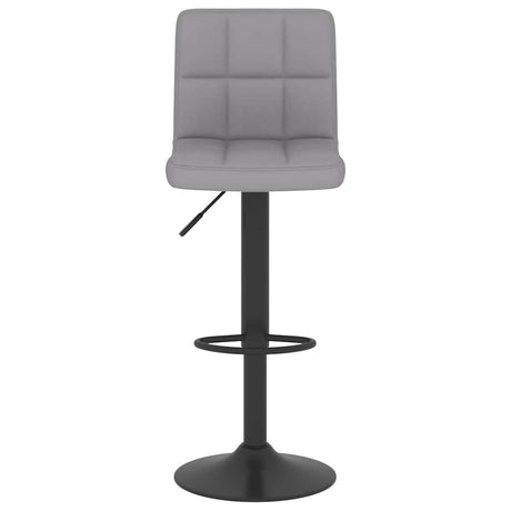 Vidaxl barkruk stof lichtgrijs