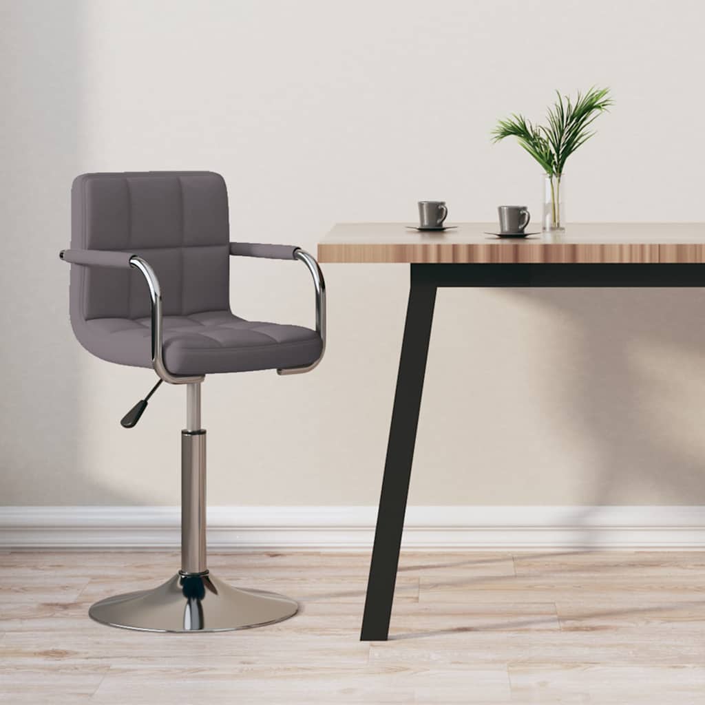 Vidaxl barkruk stof taupe