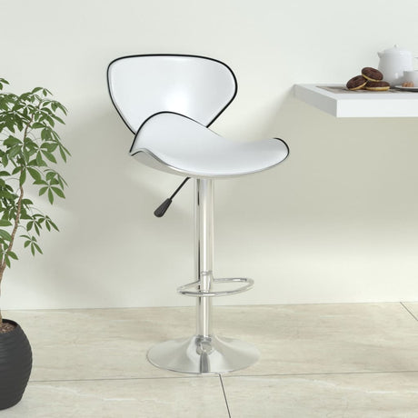 Vidaxl barkruk kunstleer wit