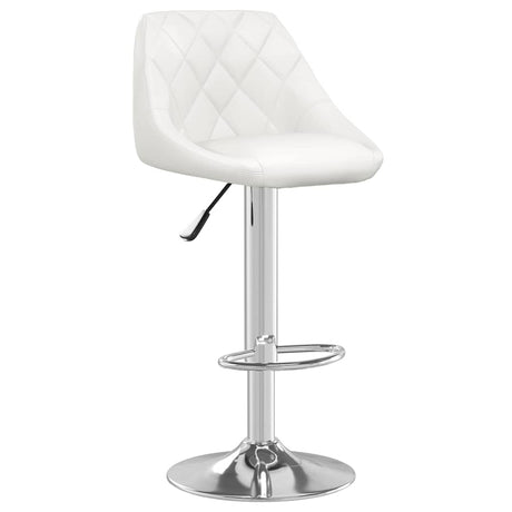 Vidaxl barstoelen 2 st kunstleer wit