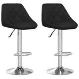 Vidaxl barstoelen 2 st kunstleer zwart