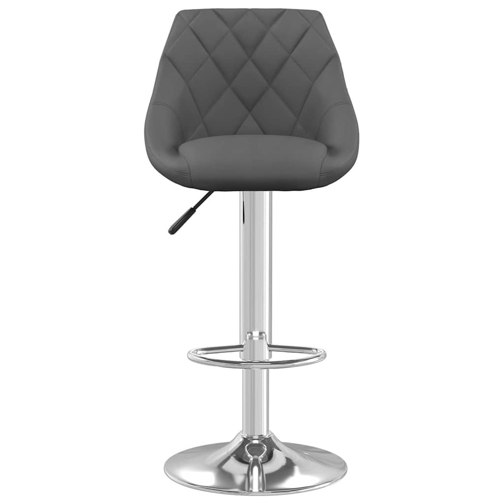Vidaxl barkruk fluweel donkergrijs