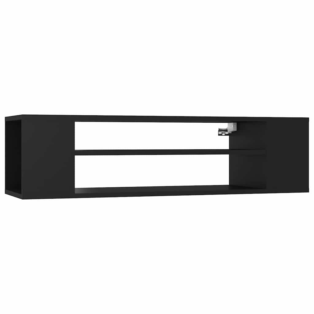 Vidaxl tv-hangmeubel 100x30x26,5 cm bewerkt hout zwart