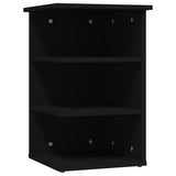 Vidaxl bijzetkast 35x35x55 cm bewerkt hout zwart
