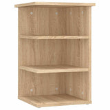 Vidaxl bijzetkast 35x35x55 cm bewerkt hout sonoma eikenkleurig