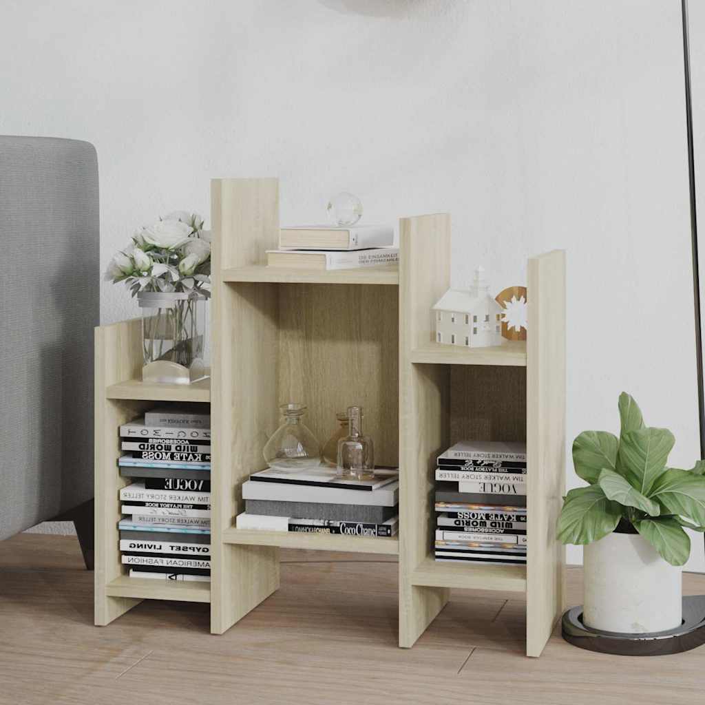 Vidaxl bijzetkast 60x26x60 cm bewerkt hout sonoma eikenkleurig