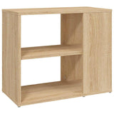 Vidaxl bijzetkast 60x30x50 cm bewerkt hout sonoma eikenkleurig