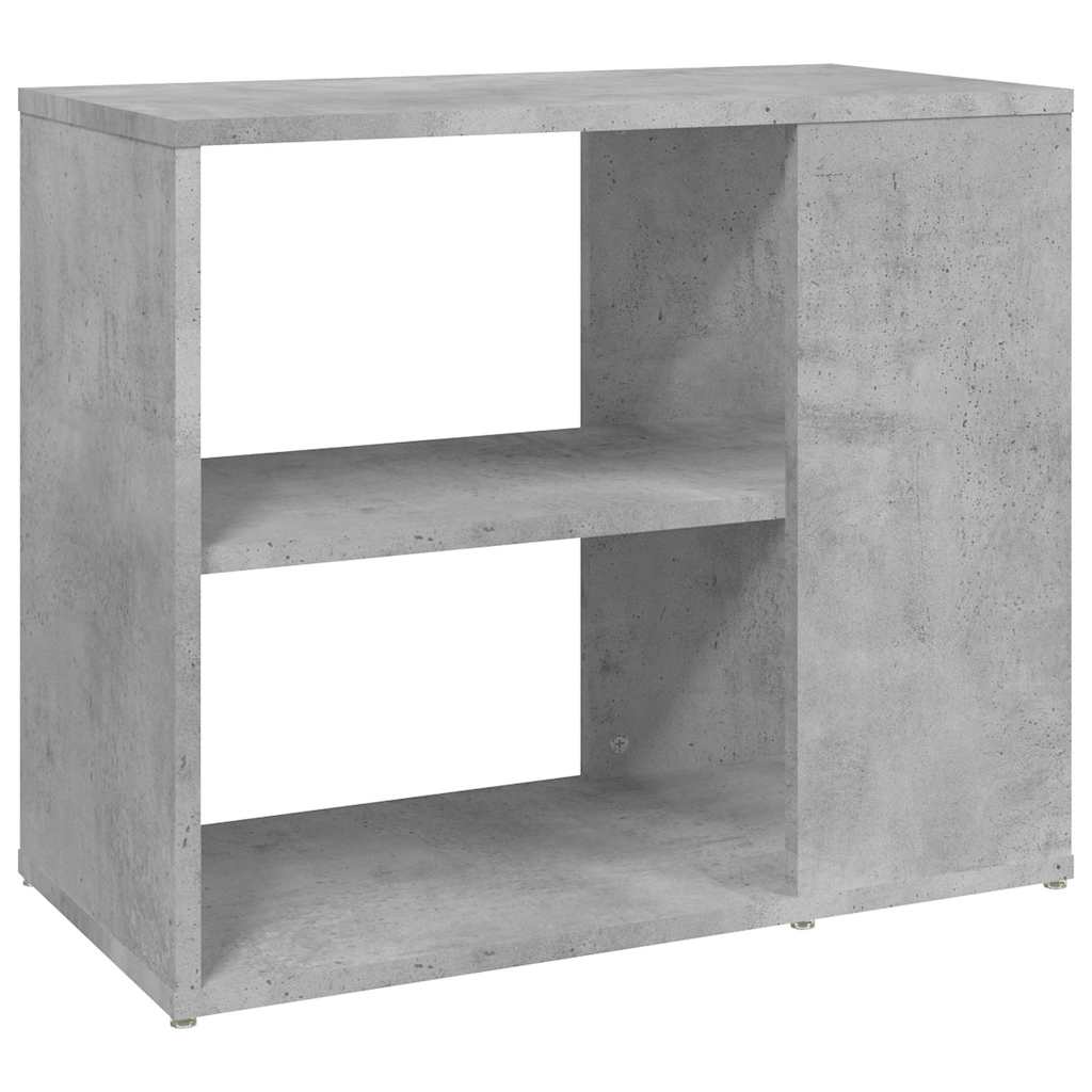 Vidaxl bijzetkast 60x30x50 cm bewerkt hout betongrijs