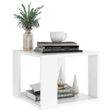 Vidaxl salontafel 40x40x30 cm bewerkt hout wit